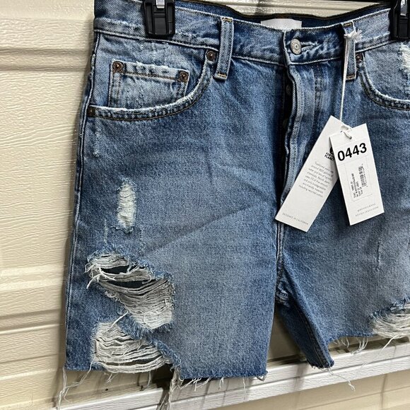 Boyish THE MONTY High Rise Denim Short Sz 29 in ST. LOUIS Distressed - Picture 2 of 11